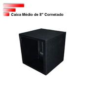 Caixa Médio de 8" Cornetada - FabrikDcaixas