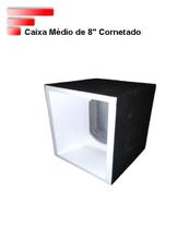 Caixa Médio de 8" Cornetada