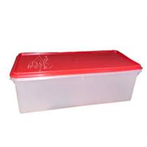 Caixa Mega 6 litros Vermelha Translúcida Tupperware