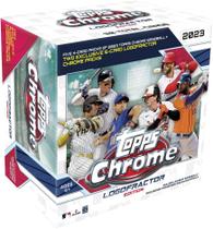 Caixa Mega de Cards de Beisebol Topps 2023 Chrome Logofractor Caixa Mega de Cards de Beisebol Topps 2023 Chrome Logofractor