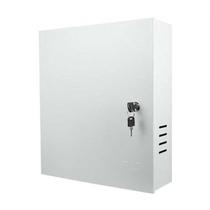 Caixa Metálica Branca vertical Mini Fine Organização para CFTV - Max Eletron