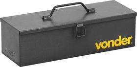 Caixa metálica para ferramentas baú 350x120x100mm sem bandeja hobby - Vonder