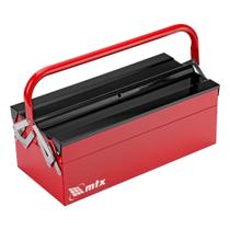 Caixa metálica sanfonada para ferramentas Tamanho 430x200x160 Mm, com 3 Gavetas, 1pc //mtx