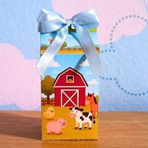 Caixa Milk Fazendinha Personalizada Lembrancinha Festa Infantil Aniversário