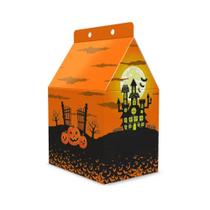 Caixa Milk para Lembrancinhas e Doces Laranja - 10 unid T: P
