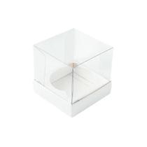 Caixa Mini Bolo M (7cm x 7cm x 7cm) Branca 10un - Assk Rizzo