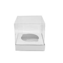 Caixa Mini Bolo P Branca 5x5x5cm 10 un. Assk Rizzo Confeitaria