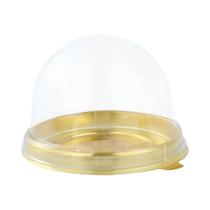 Caixa Mini Transparente Para Bolos 50pcs Embalagem De Cupcake Dome Para Suprimentos De Festa De