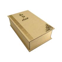 Caixa Mini Vinho Chandon e 1 Taça Tampa Dobravel Aplique Eu Te Amo e Cantoneira Arabesco Laser Mdf