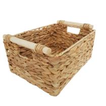 Caixa multi uso aramada em palha natural Caixa multi uso aramada em palha natural