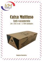 Caixa multiuso anti-vazamento c/100 - F28 - embalagem delivery, hamburgueria, lanchonete (15946)