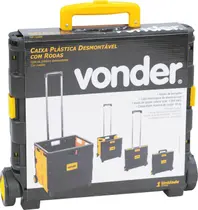 Caixa Multiuso Carrinho Dobravel Prático - Vonder Caixa Multiuso Carrinho Dobravel Prático - Vonder