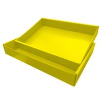 Caixa Multiuso Formato Camisa Amarelo - Polibras