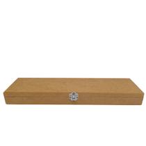 Caixa Multiuso Grande Com Fecho Mdf Cru Facas Agulhas Crochê