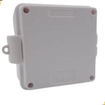 Caixa Multiuso IP66 cor branca vedada tranca cadeado 11x11Cm - Rohdina