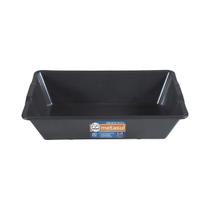 Caixa Multiuso Para Massa Cimento P/pedreiro 20l Preta