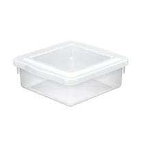Caixa Multiuso Plastica 2,5L Com Tampa 707 Quadrado