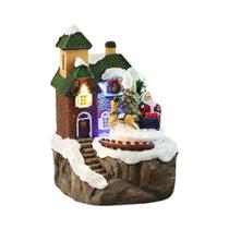 Caixa Musical Rotativa Brilhante Para Natal E Ano Novo, Presente Criativo, Decoração De Cozinha,