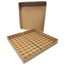 Caixa N5 - Base Brigadeiro - Kraft - 39 x 39 x 4 - 5 unidades - Assk - Rizzo