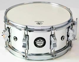 Caixa Nagano Stage Series Quick Ultra Chrome ULC 12x6 com 8 afinações e 4 respiros de ar