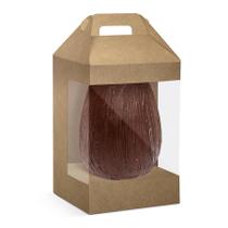 Caixa New Maleta para Ovo com Visor Kraft- 10 Unidades - Cromus - Rizzo Caixa New Maleta para Ovo com Visor Kraft- 10 Unidades - Cromus - Rizzo