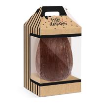 Caixa New Maleta para Ovo com Visor Kraft Doçura - 06 Unidades - Cromus - Rizzo Caixa New Maleta para Ovo com Visor Kraft Doçura - 06 Unidades - Cromus - Rizzo