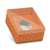 Caixa New Practice Meio Ovo - Cacau Laranja - 6 unidades - Cromus Páscoa - Rizzo