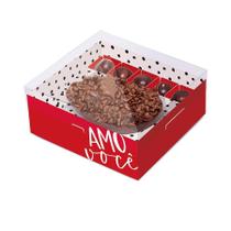 Caixa New Practice Meio Ovo com Docinhos 350g Tanto Amor - 06 Unidades - Cromus Páscoa -