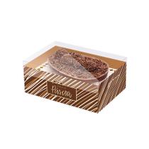 Caixa New Practice para Meio Ovo - Tons de Chocolate - 06 Unidades - Cromus Páscoa - Rizzo