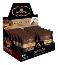 Caixa Nobre Alfajor Cobertura Chocolate Meio Amargo C/ 12 Un