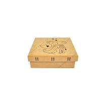 Caixa Noivos Corte Desenho Passa Fita 15x15x5,5 Mdf Madeira Caixa Noivos Corte Desenho Passa Fita 15x15x5,5 Mdf Madeira