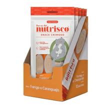 Caixa Nutrisco Petisco Cremoso Gatos Sabor Frango e Caranguejo C/12