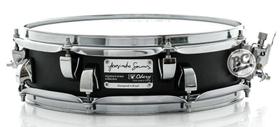 Caixa Odery Signature Jorginho Gomes 13x4 Black Steel Shell Piccolo com Aros PowerHoop 2.3mm - Odery Drums