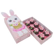 Caixa Orelha 8 Cavidades Coelhinha Floral - 5 unidades - Decora Festas Ltda - Rizzo Caixa Orelha 8 Cavidades Coelhinha Floral - 5 unidades - Decora Festas Ltda - Rizzo