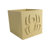 Caixa Organizador 3D Modelo Aranha 30x26x25 Mdf 6mm Madeira Caixa Organizador 3D Modelo Aranha 30x26x25 Mdf 6mm Madeira