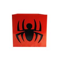 Caixa Organizador 3D Modelo Aranha 30x26x25 Mdf 6mm Madeira Pintado Caixa Organizador 3D Modelo Aranha 30x26x25 Mdf 6mm Madeira Pintado