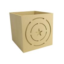Caixa Organizador 3D Modelo Capitão 30x26x25 Mdf 6mm Caixa Organizador 3D Modelo Capitão 30x26x25 Mdf 6mm