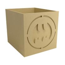 Caixa Organizador 3D Modelo Morcego 30x26x25 Mdf 6mm Madeira Caixa Organizador 3D Modelo Morcego 30x26x25 Mdf 6mm Madeira