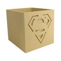 Caixa Organizador 3D Modelo Super 30x26x25 Mdf 6mm Madeira Caixa Organizador 3D Modelo Super 30x26x25 Mdf 6mm Madeira