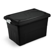 Caixa Organizador 70L Empilhavel Com Tampa e Trava Ref 904 Agraplast Multiuso Colorida Contentor 70 Litros Organizadora