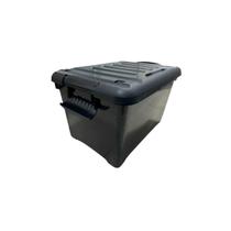 Caixa Organizador Com Tampa Trava Rodinhas 95 Litros Caixa Organizador Com Tampa Trava Rodinhas 95 Litros