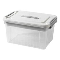 Caixa organizador container de plastico retangular com trava colors 20l 41x28x27cm Caixa organizador container de plastico retangular com trava colors 20l 41x28x27cm