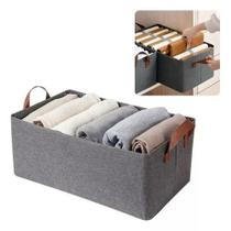 Caixa Organizador De Guarda Roupa Cesto P/gaveta Multiuso Dobrável
