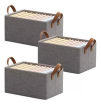 Caixa Organizador De Guarda Roupa Cesto P/gaveta Multiuso Dobrável