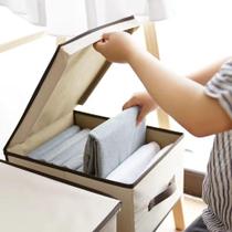 Caixa organizador dobravel cobertor toalha brinquedo objetos