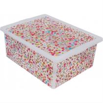 Caixa Organizadora 17 Litros Bolinha - OR17L-03 - SÃO BERNARDO