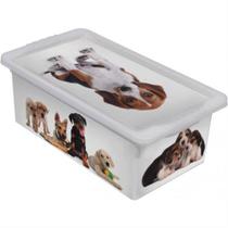 Caixa Organizadora 2,3 Litros Cães Branca - OR18L-06 - SÃO BERNARDO