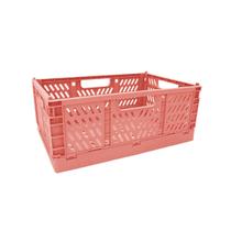 caixa organizadora 2,3L dobrável de plástico multiuso - Oikos