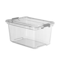 Caixa Organizadora 27 Litros Plastica Transparente Livre BPA Plasvale Caixa Organizadora 27 Litros Plastica Transparente Livre BPA Plasvale