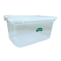 Caixa Organizadora 27 Litros - Plasvale transparente Caixa Organizadora 27 Litros - Plasvale transparente